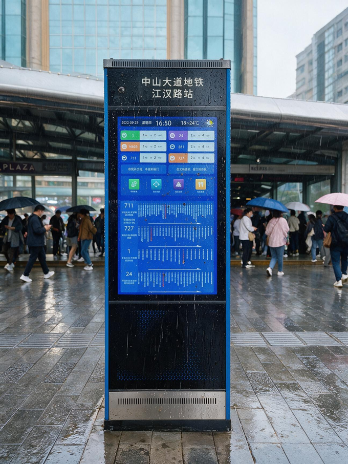 Fermata dell'autobus wuhan Digital Signage.png