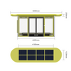 Intelligent Urban Smart Bus Shelter ZX-BS-005