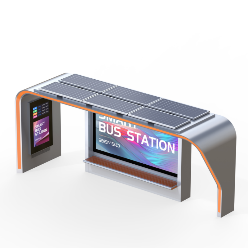 Зовнішня інтелектуальна автобусна зупинка -ZX-BS-002