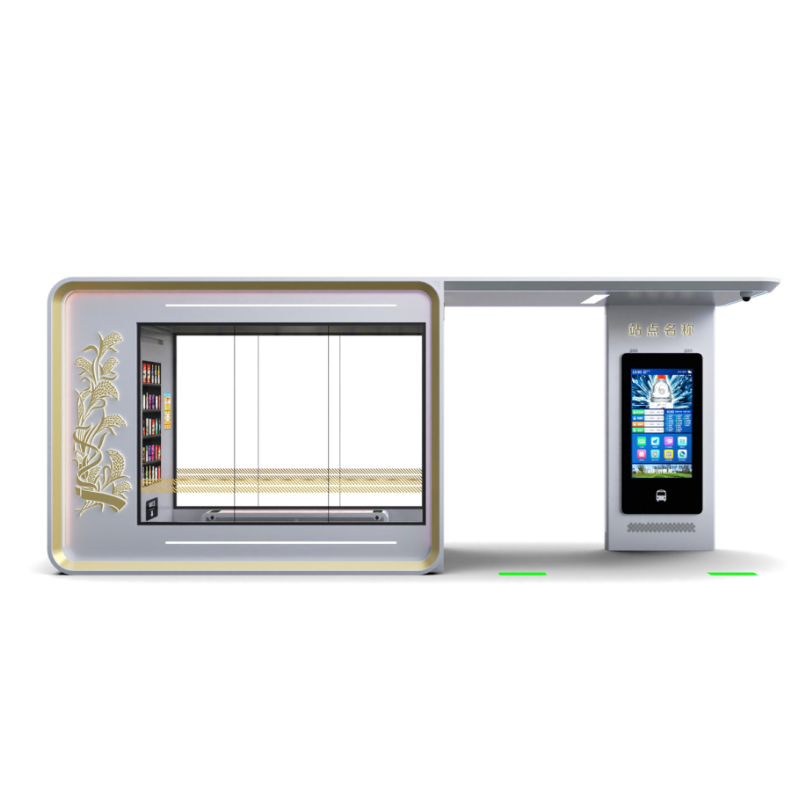 Modern Modular Smart Bus Shelter ZX-BS-003
