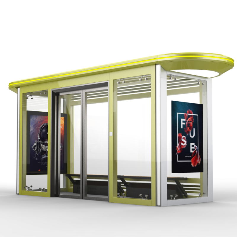 Intelligent Urban Smart Bus Shelter ZX-BS-005