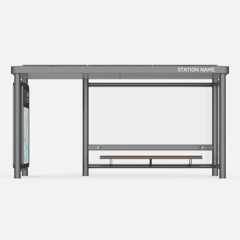 Modern Smart Bus Shelter ZX-BS-001
