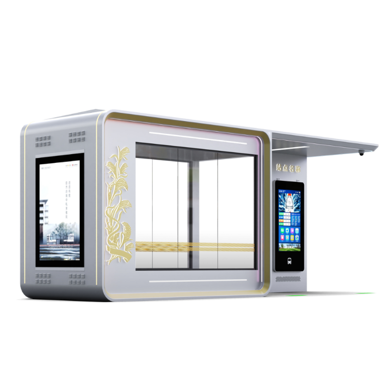 Modern Modular Smart Bus Shelter ZX-BS-003