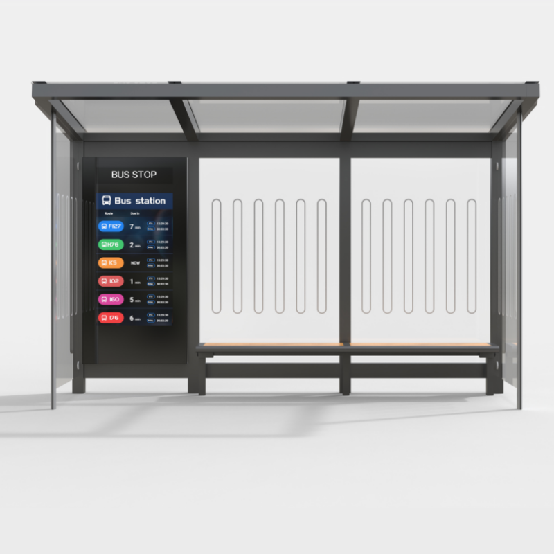 Intelligent Urban Bus Shelter ZX-BS-009